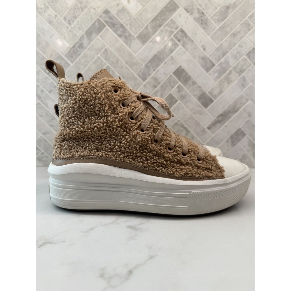 Converse Chuck Taylor All Star Move Platform Sneakers High Top Sherpa A04259C 7